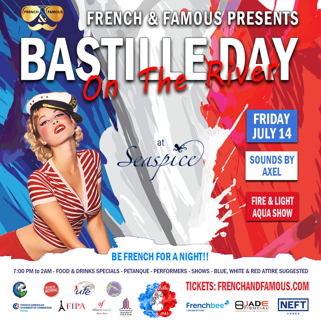 BASTILLE DAY ON THE RIVER - France National Day Celebration
