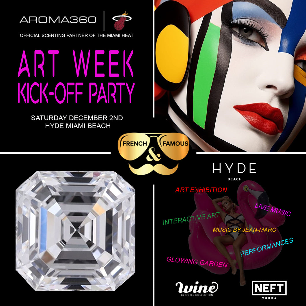 Aroma360 x Miami Heat ART WEEK KICKOFF PARTY by French & Famous