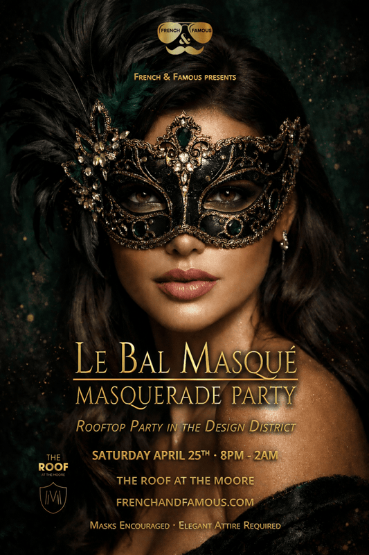 Le Bal Masqué Masquerade Ball Miami by French & Famous